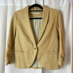Tan Linen Gibson Blazer Medium